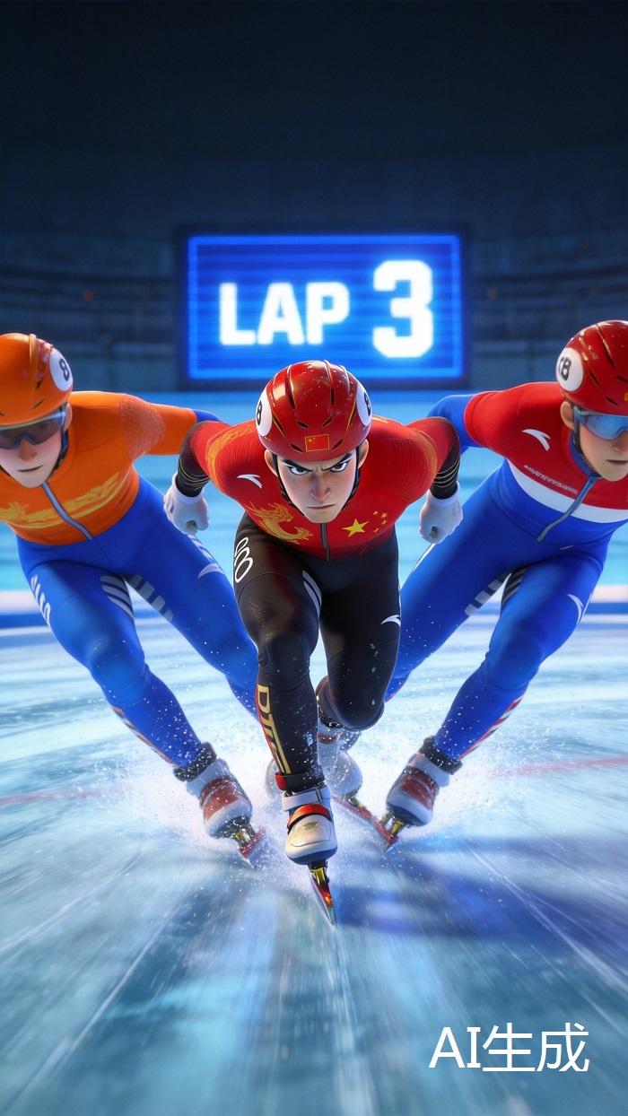 AI漫话冬奥丨短道速滑何以扣人心弦