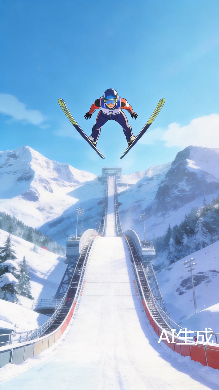AI漫话冬奥丨跳台滑雪为什么能飞那么远