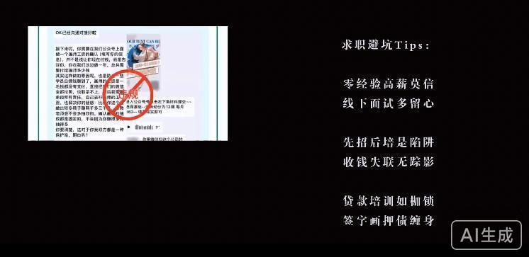 AI漫剧《求职避坑指南》丨先招后培,警惕“高薪”变高债 AI漫剧《求职避坑指南》丨先招后培,警惕“高薪”变高债